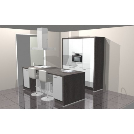 (72) Nolte Manhattan met eiland in diverse kleuren leverbaar.