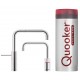 Quooker PRO3-VAQ Nordic Square Twintaps chroom