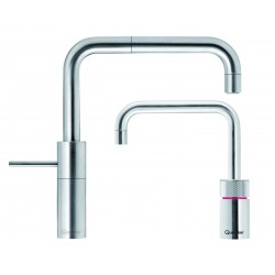 Quooker PRO3-VAQ Nordic Square Twintaps Steel
