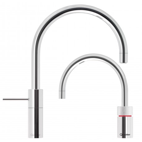 Quooker PRO3-VAQ Nordic Round Twintaps chroom