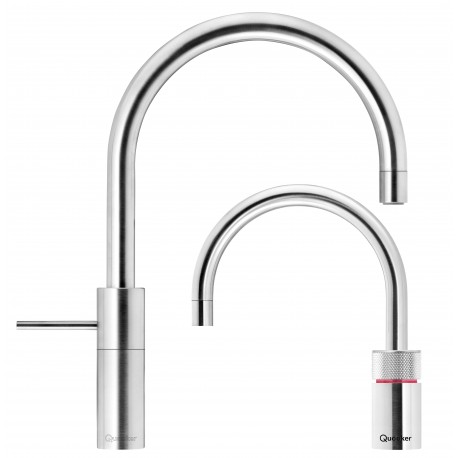 Quooker PRO3-VAQ Nordic Round Twintaps Steel