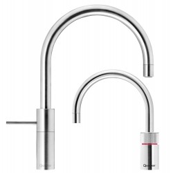 Quooker COMBI Nordic Round Twintaps Steel
