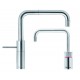 Quooker COMBI+ Nordic Square Twintaps Steel