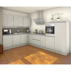 (32) Greeploze lak hoek keuken incl vaatwasser